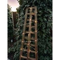 LED 10M Battery Operated Fairy Chain Tube Lights Outdoor Indoor Remote Control