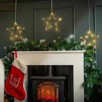 Hanging Stars Indoor Curtain Light