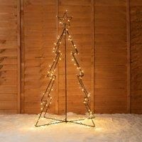 Christmas Tree Black Outdoor Decorative Light