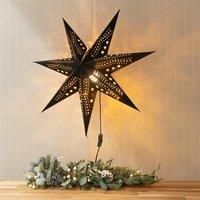 Paper Star Black Light Decoration