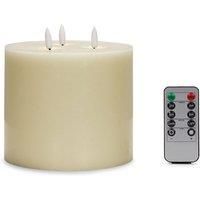 LED Flickering Flameless Real Wax Candle Ivory Light Decoration