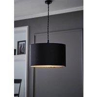 Velvet Ceiling Light Shades Lampshades Drum Pendant Easy Fit Small Medium Large
