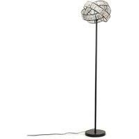 Acrylic Jewel Twist Chrome Floor Lamp with Tortoise Shell Lampshade Modern Bedside Living Room Light