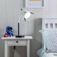 ValueLights | Rocket Table Lamp Desk Light Adjustable Flexi Neck Integrated LED Kids Nursery Bedroom Reading Light | Table Lamps & Home Improvements Essential
