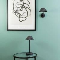 Rechargeable LED Portable Table Lamp Warm White Dimmable Touch Light for Living Room Bedroom - Black