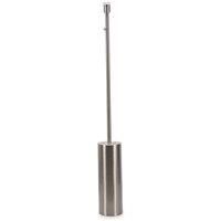 Chrome Floor Lamp Base Metal Single Stem Rotary Dimmer Switch Living Room Light