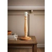 Traditional Wooden Candle Stick Table Lamp Base Living Room Bedroom Lounge Light