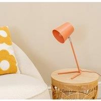 ValueLights | Coral Metal Table Lamp with Tapered Dome Shade Task Desk Light | Table Lamps & Home Improvements Essential