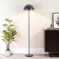 Metal Floor Lamp Retro Domed Lampshade Living Room Lounge Light LED Bulb