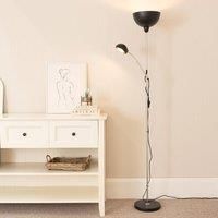 ValueLights | Black Metal Free Standing Reading Floor Lamp | Floor Lamps & Torchieres, Home Décor & Improvement Essential | Mother/Father and Son