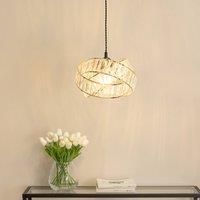 ValueLights | Gold & Clear Acrylic Jewel Intertwined Rings Design Easy Fit Ceiling Pendant Light Shade for Living Room Bedroom Hallway | Shades & Home Improvements Essential | 300mm Shade Width