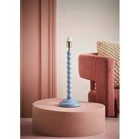 Pastel Bobbin Table Lamp Base Living Room Bedroom Bedside Light Blue Pink Sage