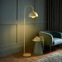 Tilly Pastel Table Lamp Metal Arch Stem Dome Lampshade Yellow Blue Living Room