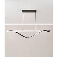 LED Ceiling Light Fitting Living Room Adjustable Black Twist Drop Pendant Lamp