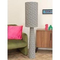 ValueLights | Bertie Leopard Print Full Fabric Midi Floor Lamp