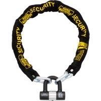 Burg-Wachter 1.5M Sold Secure Gold Bike Chain and Lock Kit, Black