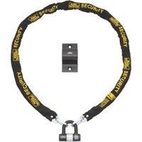 Burg-Wachter 2M Sold Secure Gold Bike Chain, Lock and Ground Anchor Kit,Black