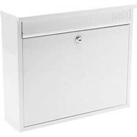 Post Box Letter Mail Lockable Outside Wall Mounted Elegance Square With Keys