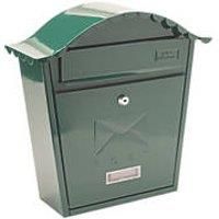 Post Box Letter Mail Lockable Outside Wall Mounted with Keys Large Classic