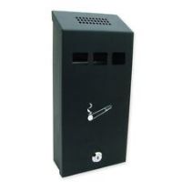STERLING CIGARETTE BIN WALL MOUNTED BLACK 147 X 323 X 60MM