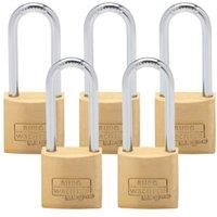 Burg Wachter Aluminum Keyed Padlock 50mm - Pack of 5