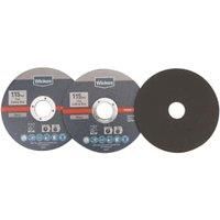 Wickes Metal Flat Cutting Disc 115mm  Pack of 3