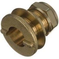 Primaflow Brass Compression Flang Tank Connector - 22mm