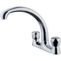 Wickes Trade Deck Kitchen Sink Mixer Tap  Chrome