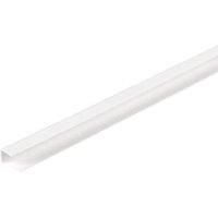 Wickes PVCu End Strip - White 23mm x12mm x2.5m (Pack of 1)