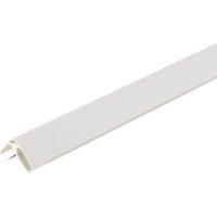 Wickes PVCu Universal Corner - White 30mm x 30mm x 2.5m (Pack of 1)