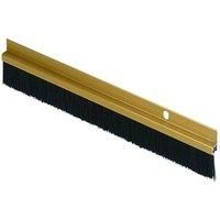 Wickes Door Brush Draught Excluder Gold Effect - 838mm