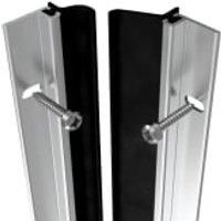 Wickes Full Door Metal Draught Excluder Aluminium - 5028mm