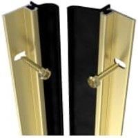 Wickes Full Door Metal Draught Excluder Gold Effect - 5028mm