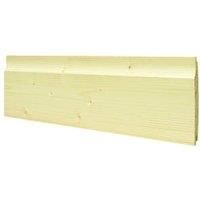 Wickes Softwood Shiplap Cladding - 12mm x 121mm x 2400mm Pack of 5