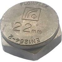 Primaflow Brass Compression Blanking Cap - 22mm