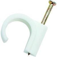 Primaflow Nail In Pipe Clips - 15mm Pack Of 20