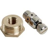 Primaflow Auto Air Vent 3.175mm + 15mm Bush - Brass/Chrome