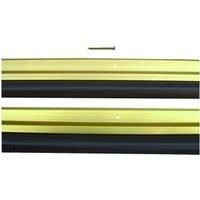 Wickes Full Door Draught Seal Gold Effect - 2100mm