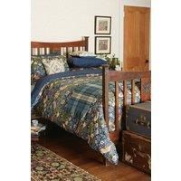 Morris & Co Strawberry Thief Duvet Cover, Percale, Indigo, Double