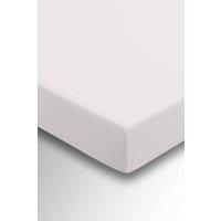 Helena Springfield Plain Dye Percale 50/50 Fitted Sheet, Single, Polycotton, Silver