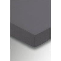 Helena Springfield Plain Dye Percale 50/50 Fitted Sheet, Single, Polycotton, Charcoal