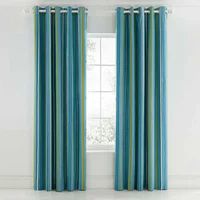 Scion Mr Fox Lined Curtains, 66x90, Teal, 167x228