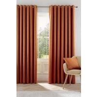 Helena Springfield Eden Lined Curtains Ginger Orange , 229cm W x 229cm D