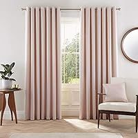 EDEN LINED CURTAINS 66X54 BLUSH