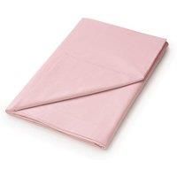 Helena Springfield Copenhagen Plain Dye Flat Sheet  Double  Blush