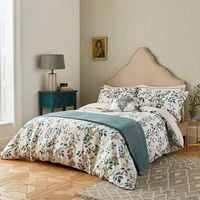 ANDHARA DUVET COVER S/B TEAL & CREAM