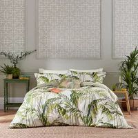 PALM HOUSE DUVET COVER S/B BOTANICAL GREEN