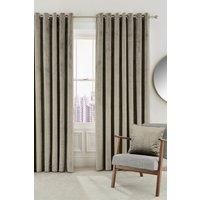 NEW HELENA SPRINGFIELD Escala Velvet Eyelet Lined Curtains W66 x D90" RRP £115