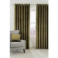 HELENA SPRINGFIELD ESCALA LINED CURTAINS 90X72 (228X183CM) OLIVE