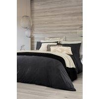 Nalu Nicole Scherzinger Kalama Jacquard Duvet Cover Black